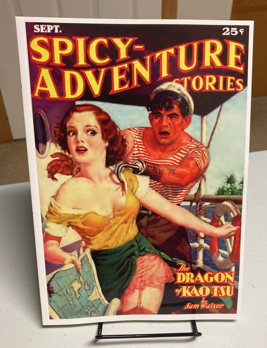 Spicy-Adventure Stories Sept. 1936 pulp reprint