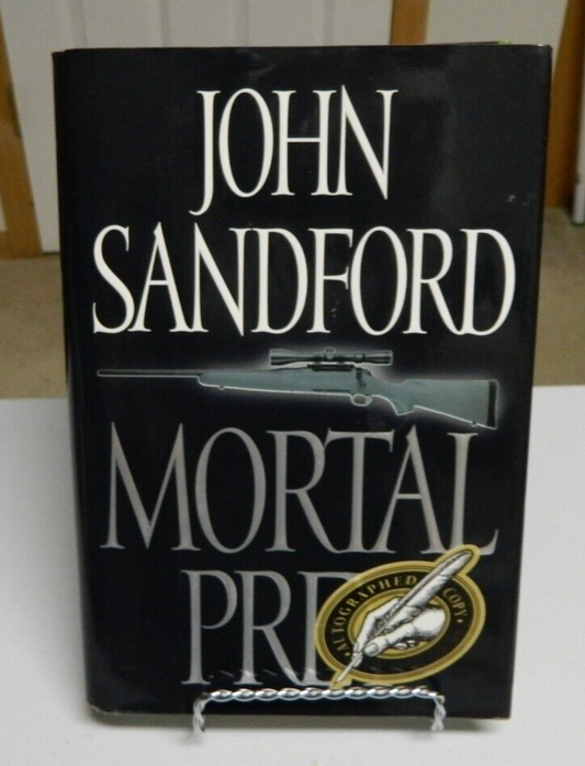 SIGNED Mortal Prey by John Sandford (2002, Hardcover)