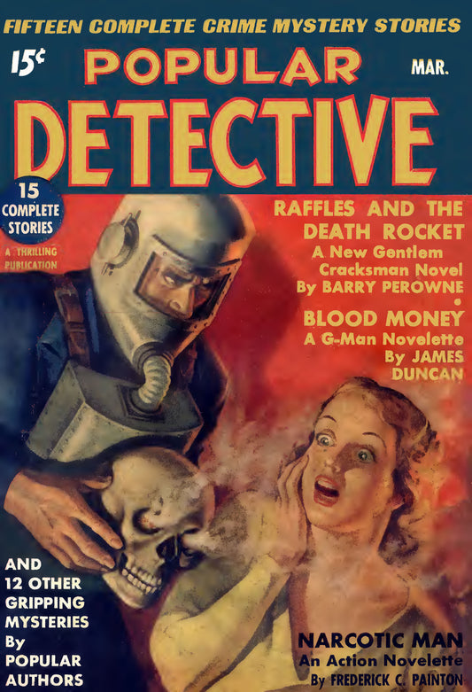 Popular Detective March 1936 pulp reprint